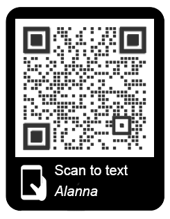 QR Code to chat with Alanna